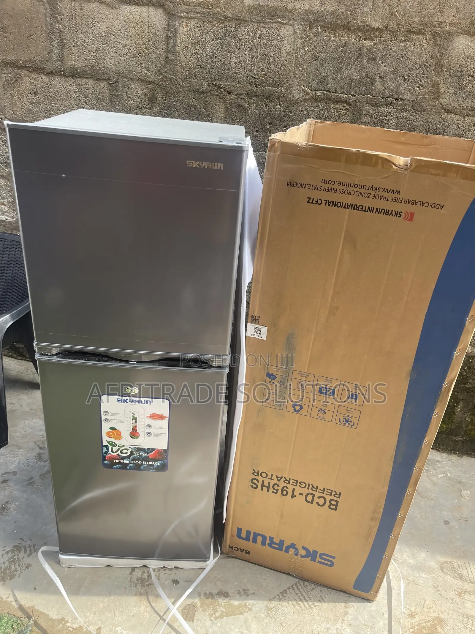 Brand New Skyrun 195L Fridge – Modern Cooling Made Simple