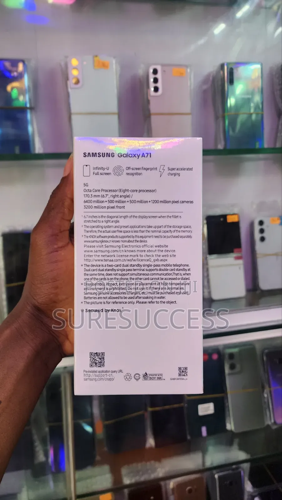 New Samsung Galaxy A71 128 GB Black