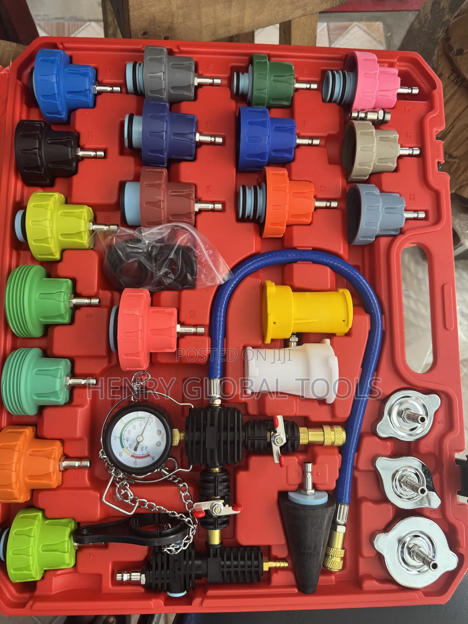 Radiator Tester Cooling System Pressure Test Kit – 28PCS