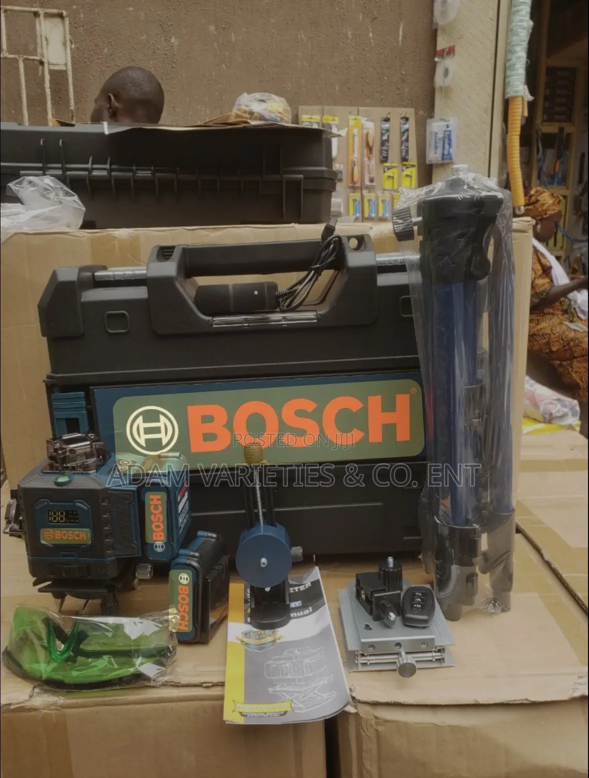 16-Line Bosch 4D Green Laser Level Kit