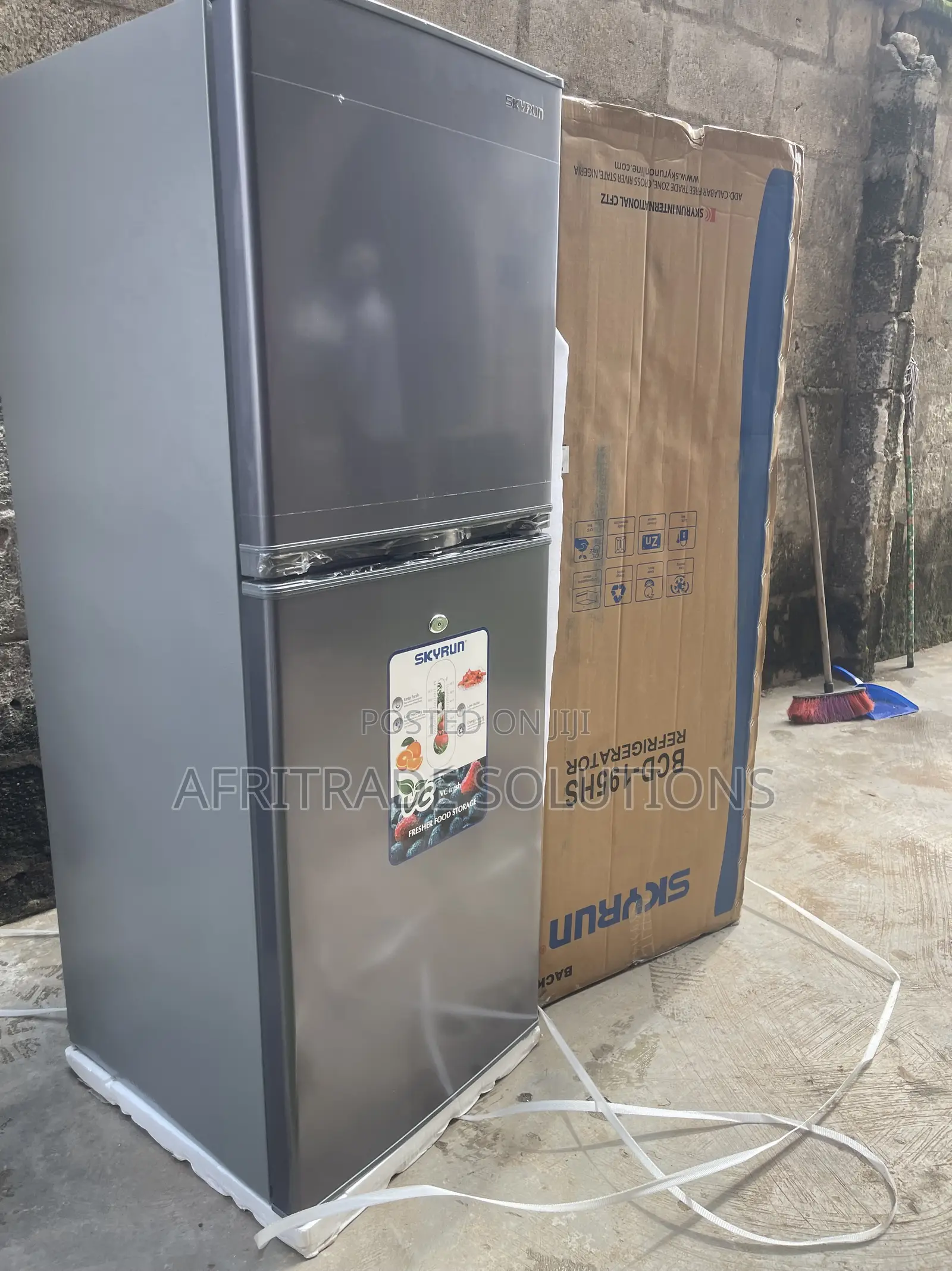 Brand New Skyrun BCD-195HS – Stylish 195L Home Fridge