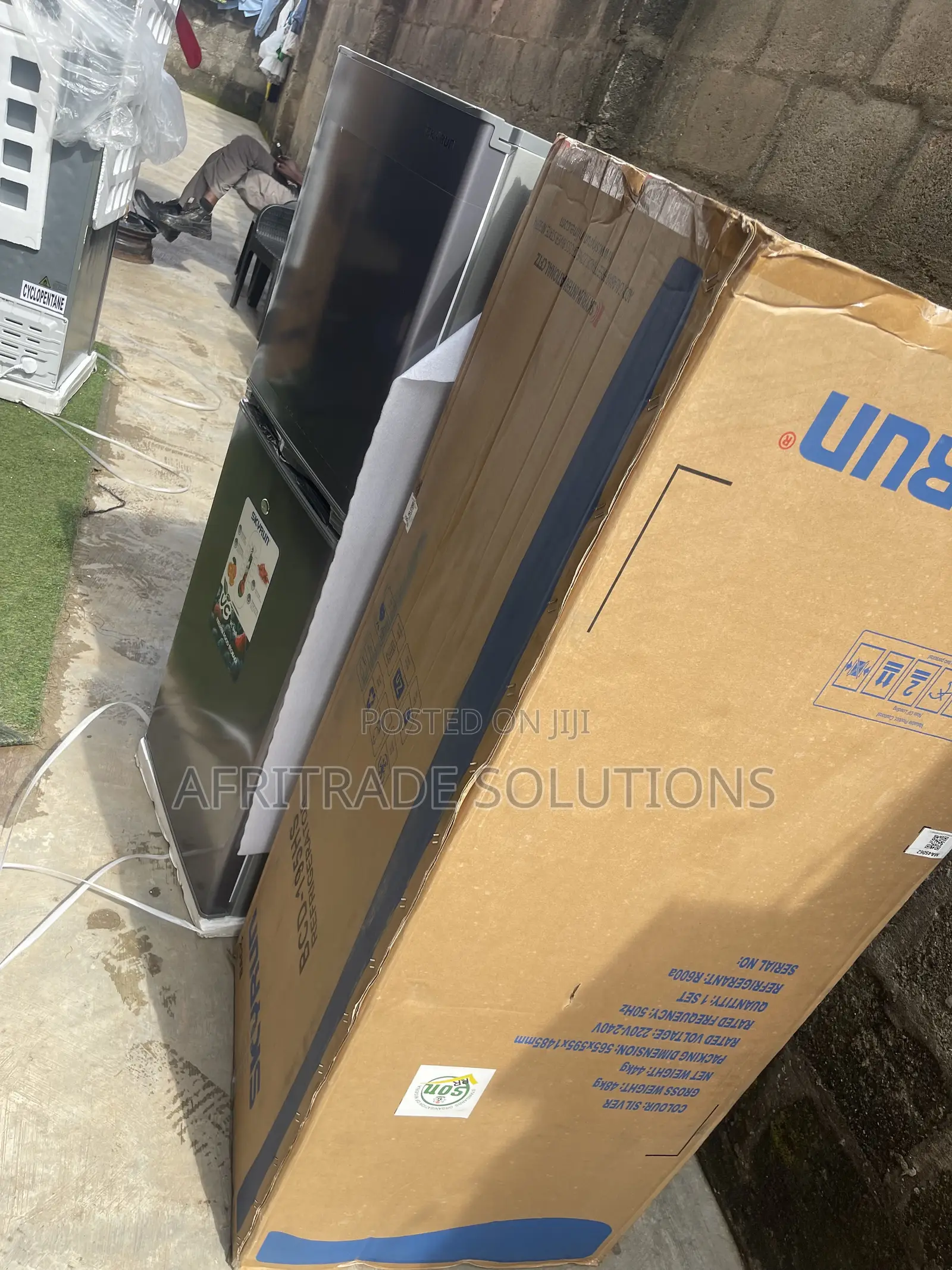 Brand New Skyrun 195L Double Door Fridge – Fresh Functional