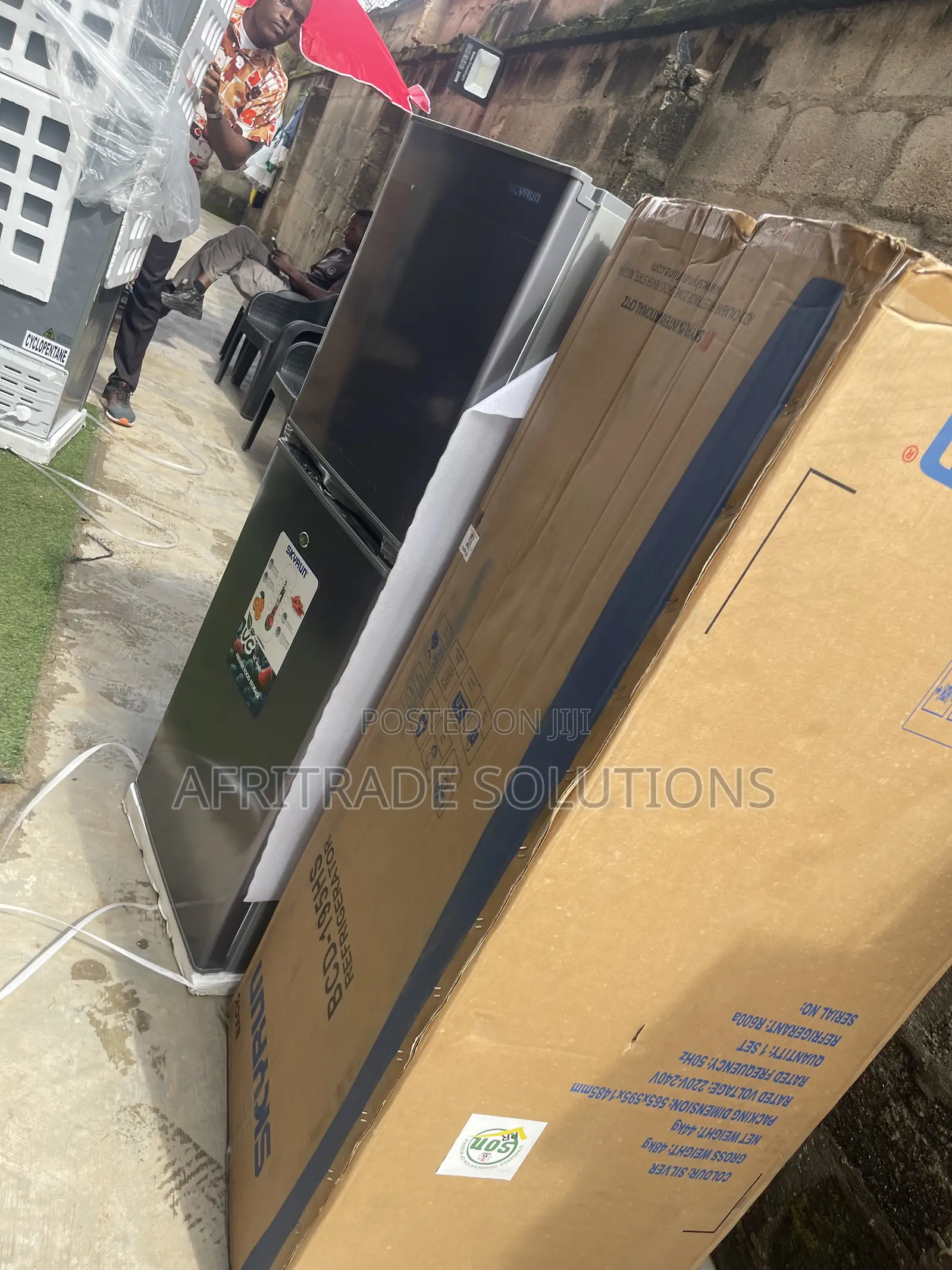 Brand New Skyrun 195L Double Door Fridge – Fresh Functional
