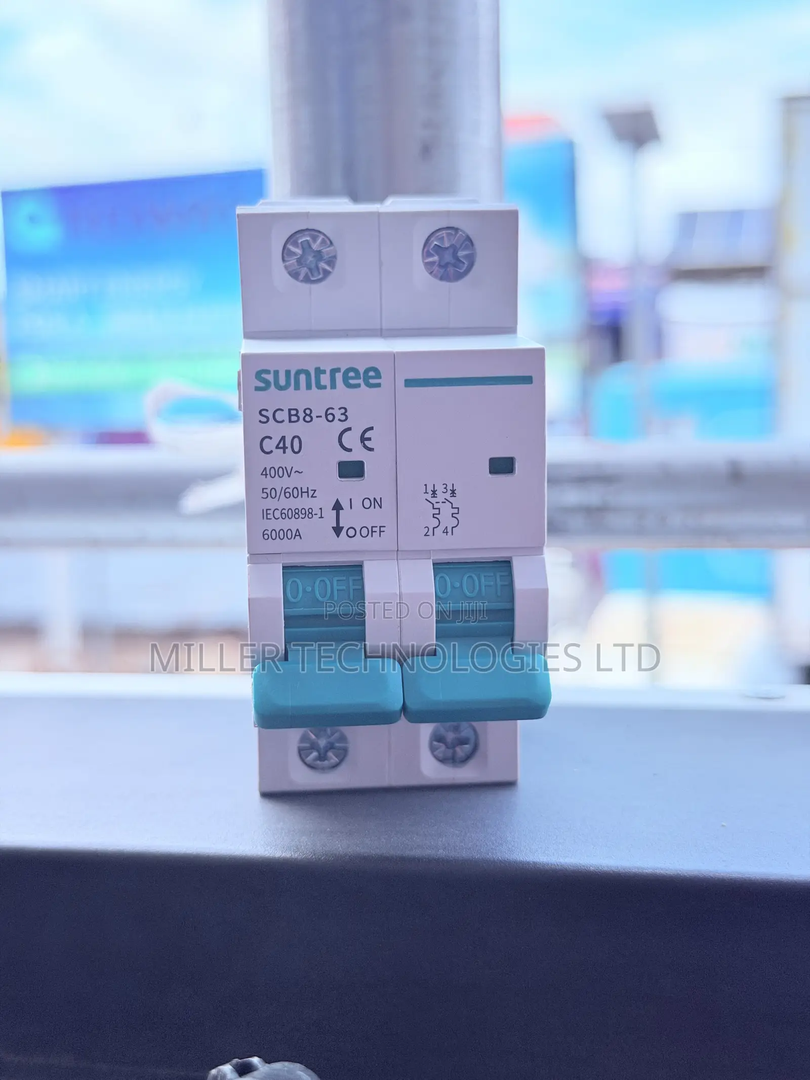 Suntree 40a 2-Pole AC MCB – Scb8-63 C40