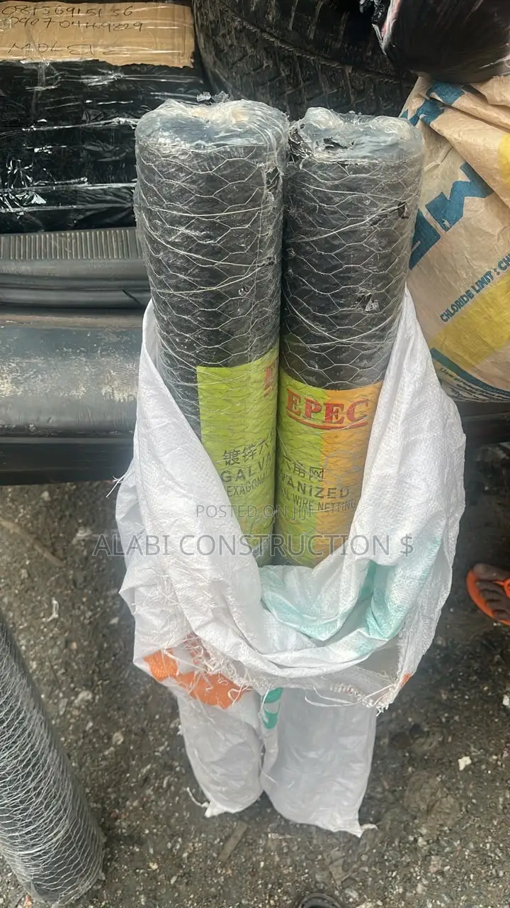 Galvanized Hexagon Chicken Net Wire Mesh / Poultry Netting