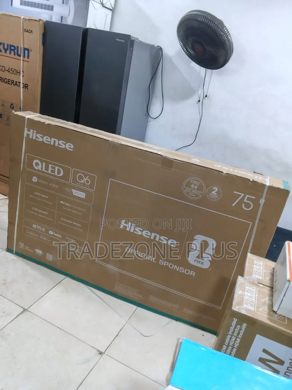 Enjoy Big-Screen Viewing With Hisense 75” QLED TV