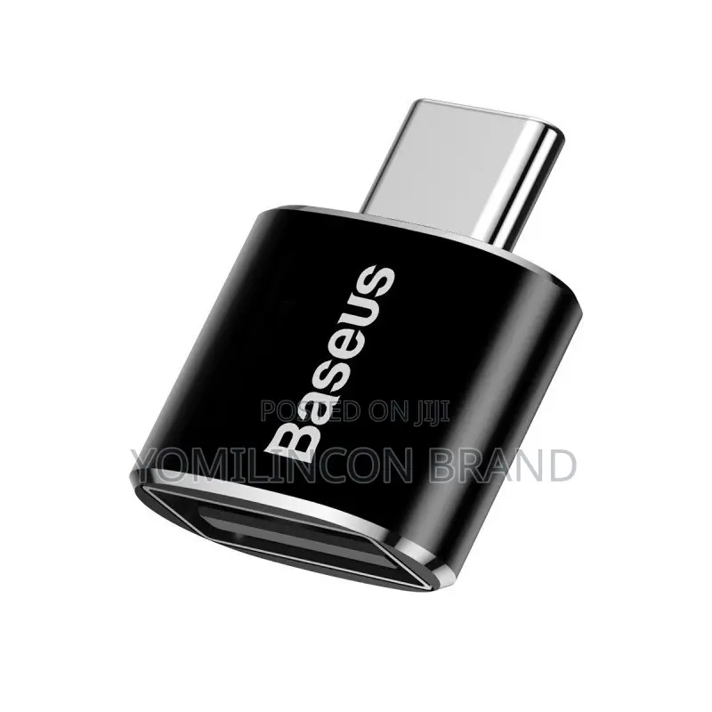 Baseus Mini USB Female to Type-C Male Adapter Converter.
