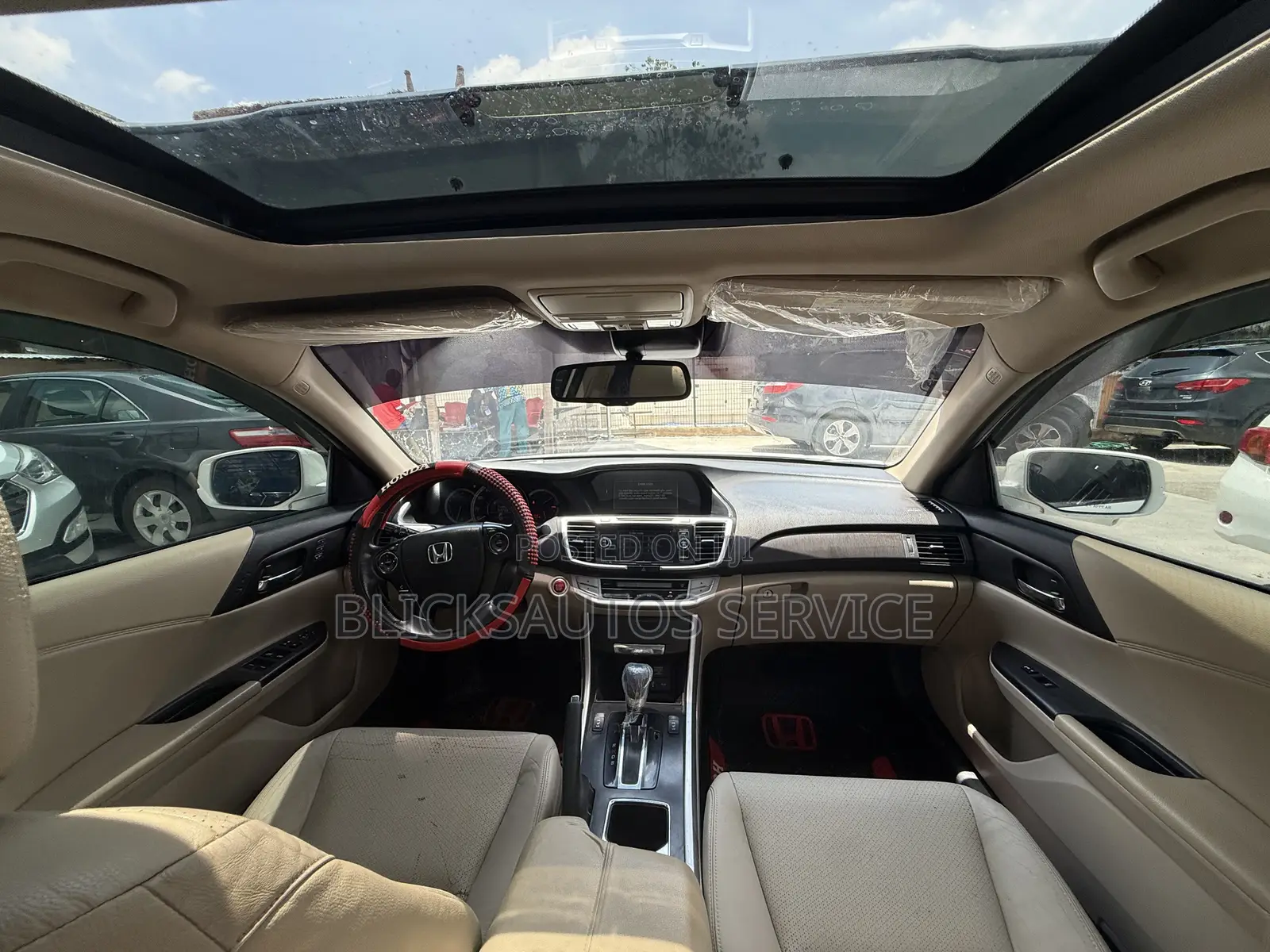 Honda Accord Touring V-6 4dr Sedan (3.5L 6cyl 6A) 2014 White