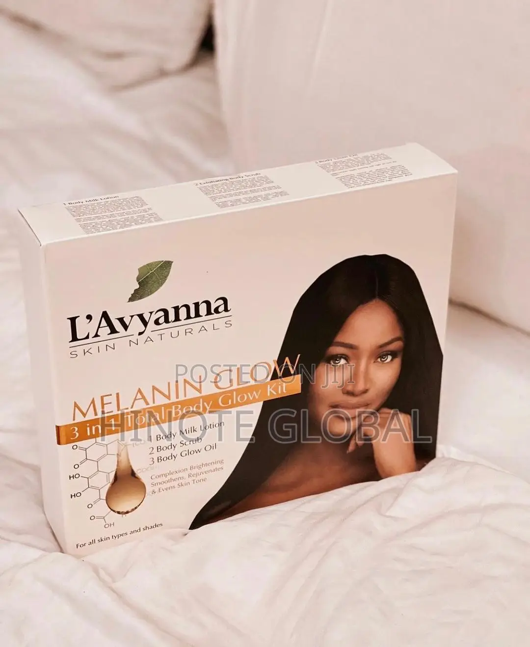 Melanin Glow 3in1 Total Body Kit – (Lotion, Oil, Scrub)1kg