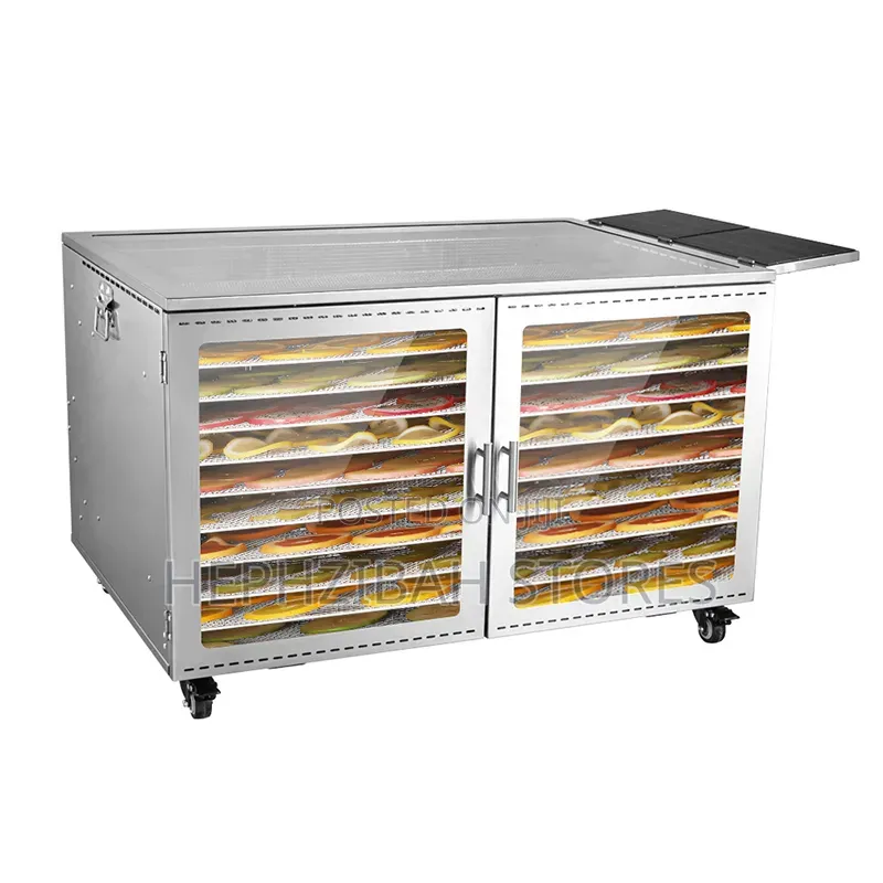 Solar / Electric Dehydrator 10 Large Trays Stainless Steel