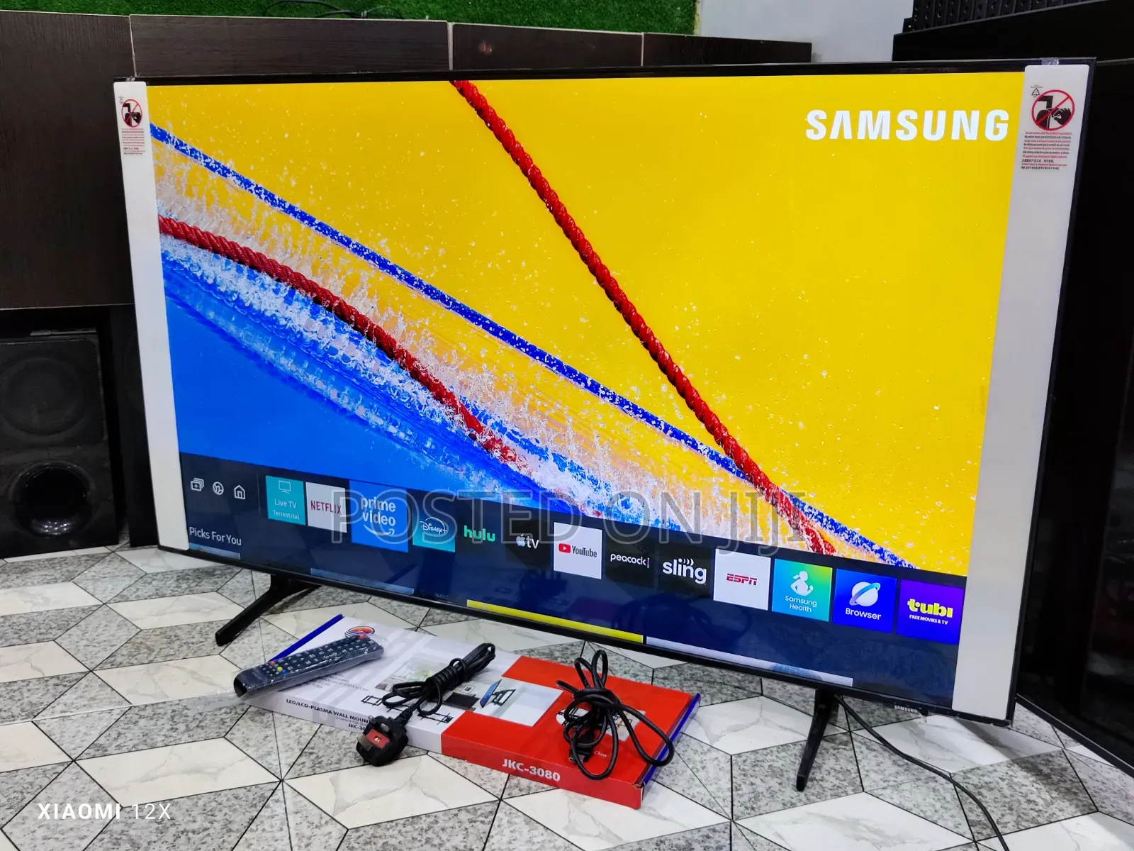 Samsung 50" Qled Q60A Bezel-Less Screen Airslim 2021 Smart TV