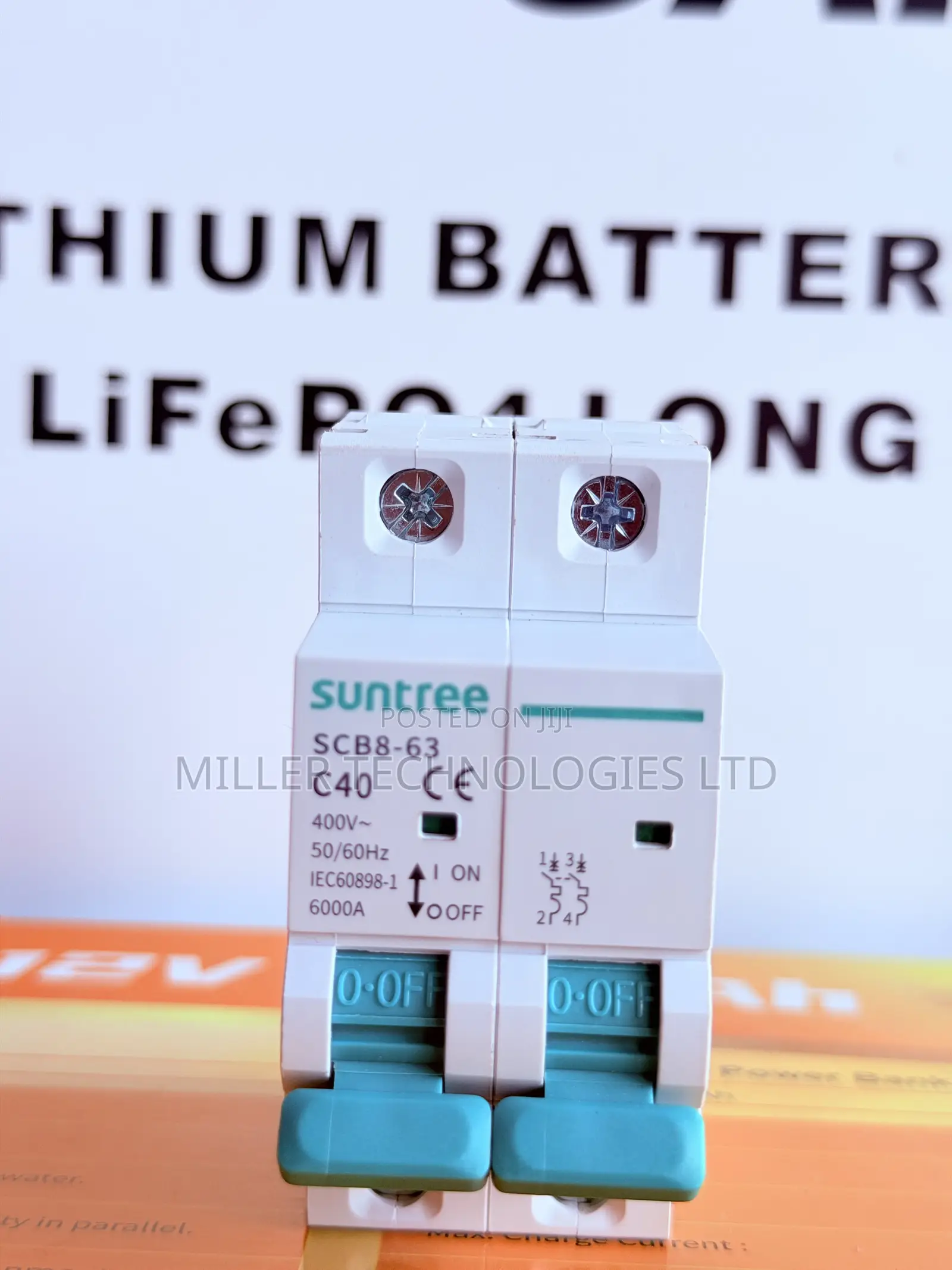 Suntree C40 40A 2-Pole AC Protection Breaker