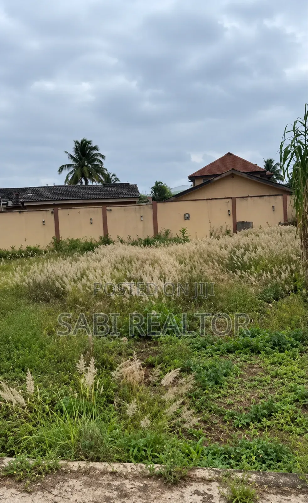 Full Plot of Land With 3 Shop at Baruwa Just 3 Houses to the Tarred Rd