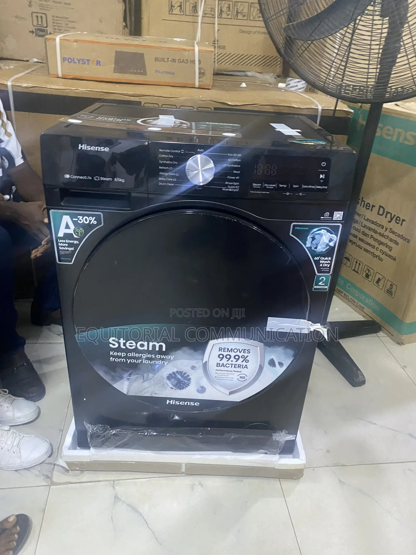 Hisense Washer Dryer 8/5kg Automatic Washing Machine