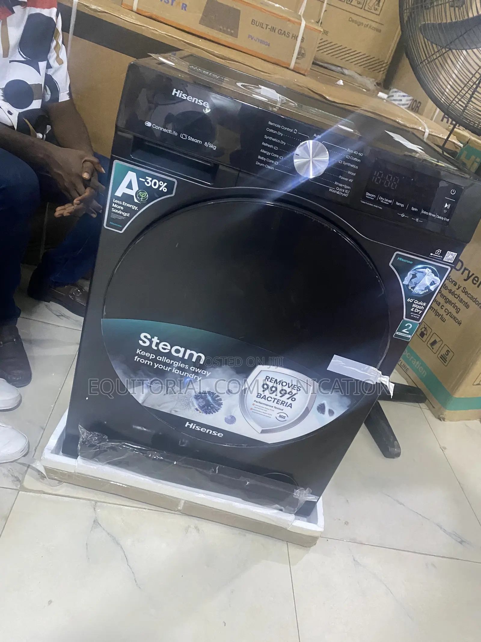 Hisense 8KG Washing Machine With 5KG Dryer