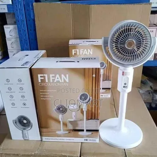 8-Inch Rechargeable Standing Fan – Remote Control Pedestal Fan