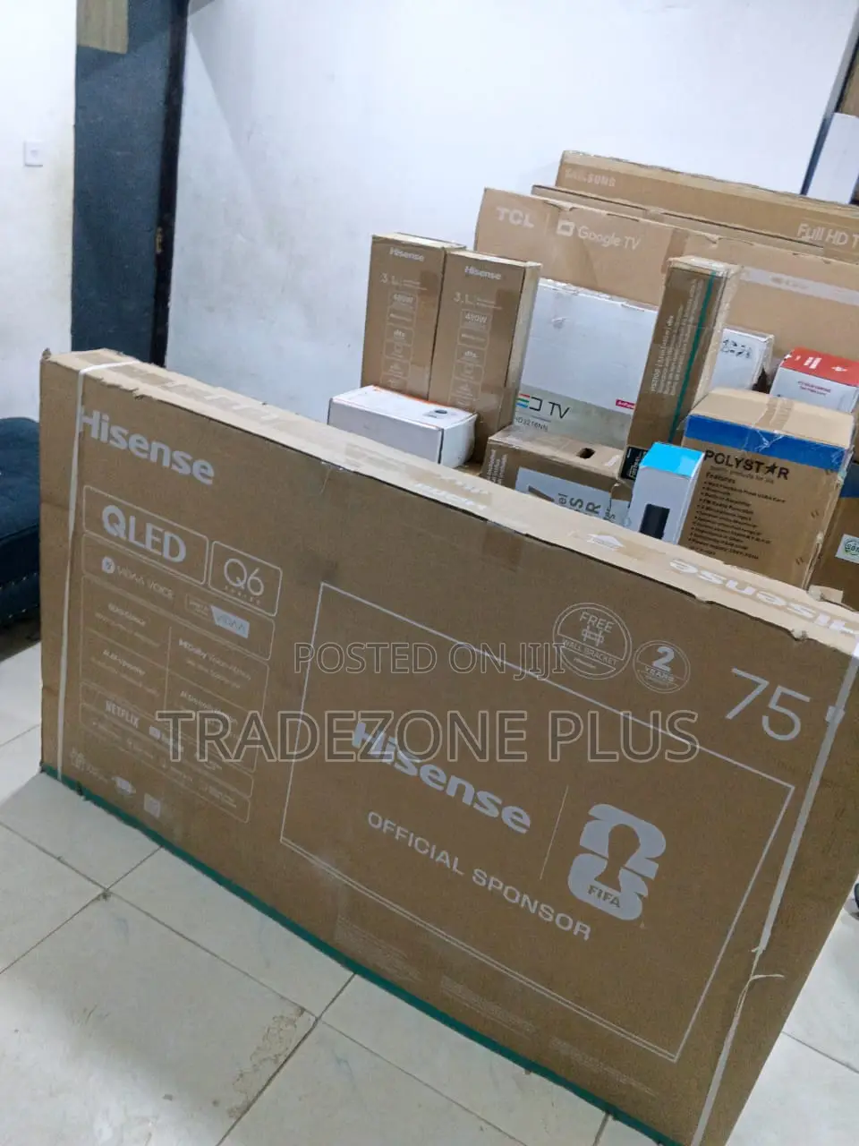 Upgrade to a Hisense 75” QLED Ultra HD Smart TV