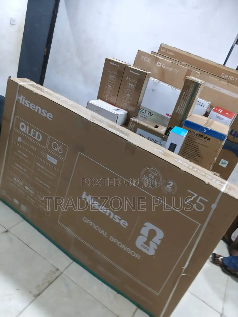 Upgrade to a Hisense 75” QLED Ultra HD Smart TV