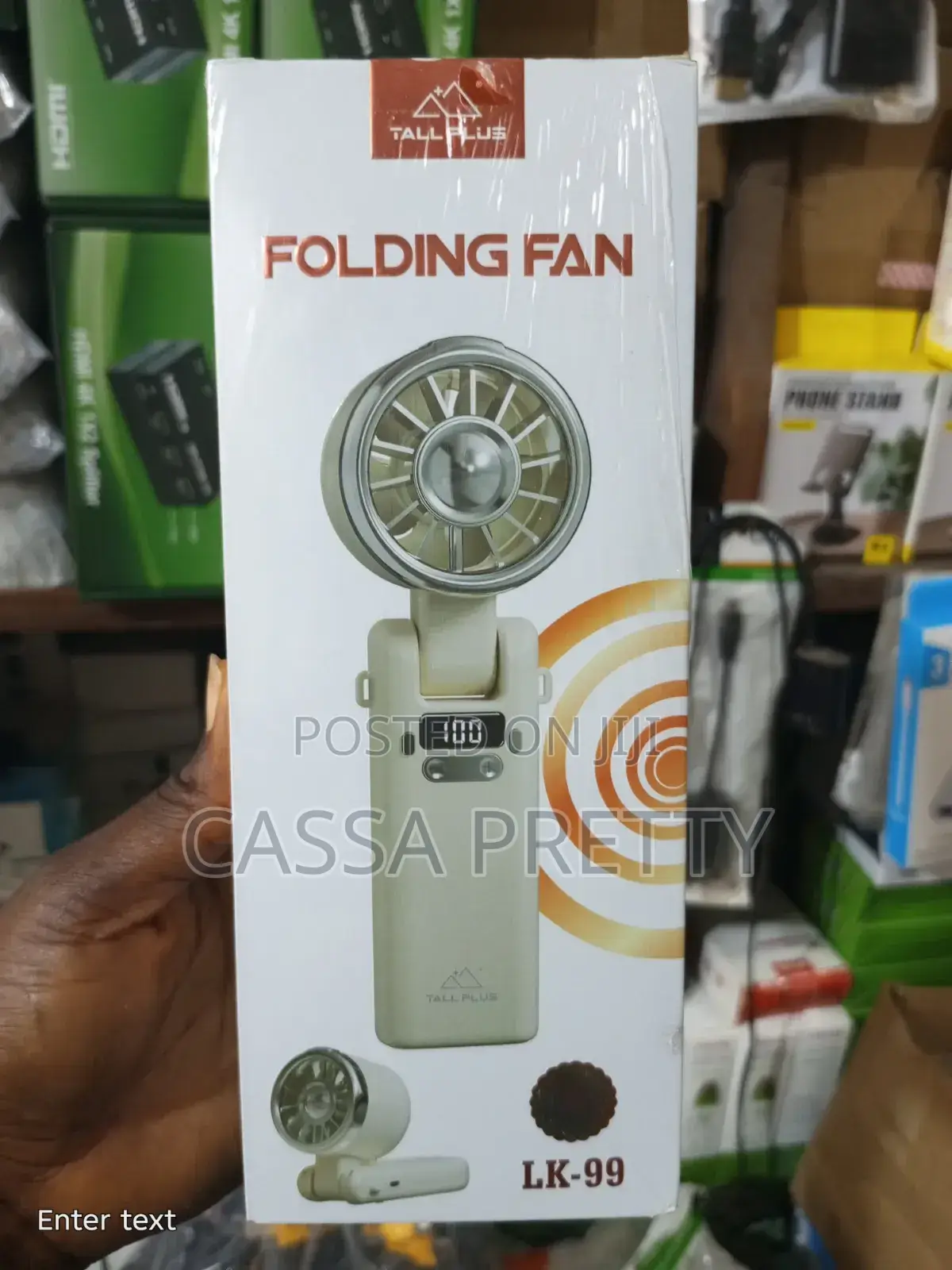TALL PLUS LK-99 Foldable Handheld Fan