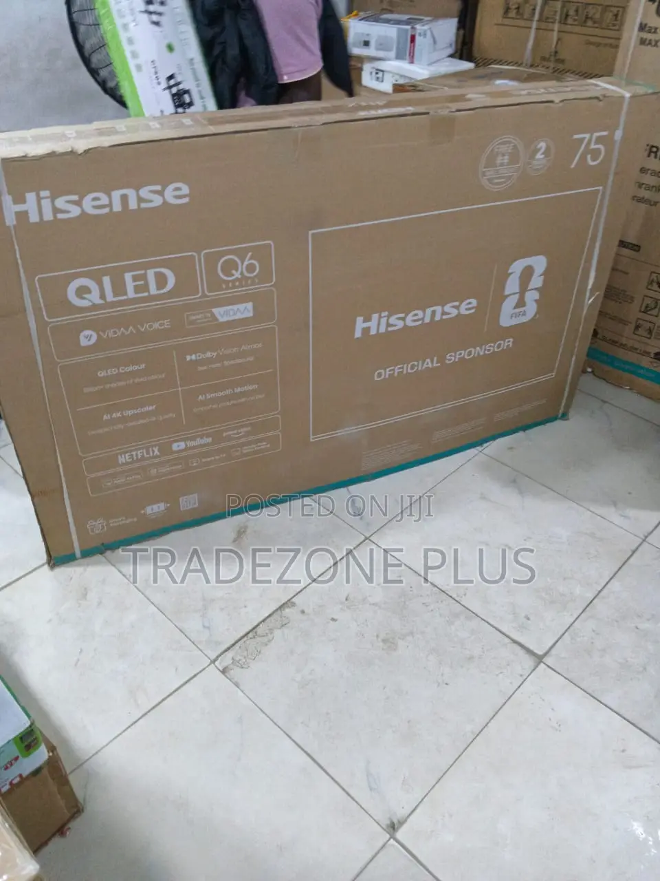 Premium Big-Screen Hisense 75Q6Q QLED Television