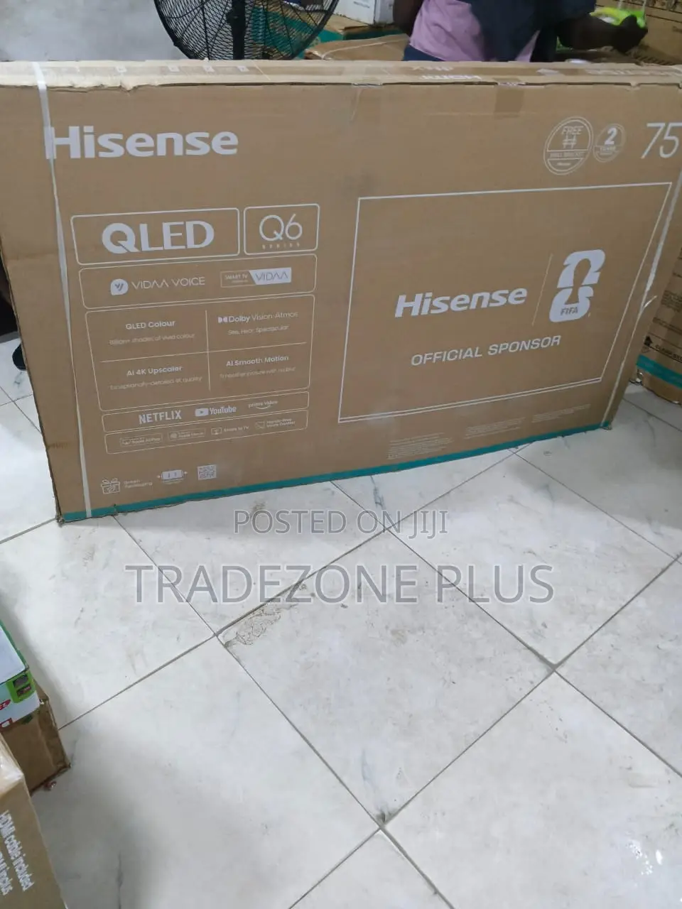 Premium Big-Screen Hisense 75Q6Q QLED Television