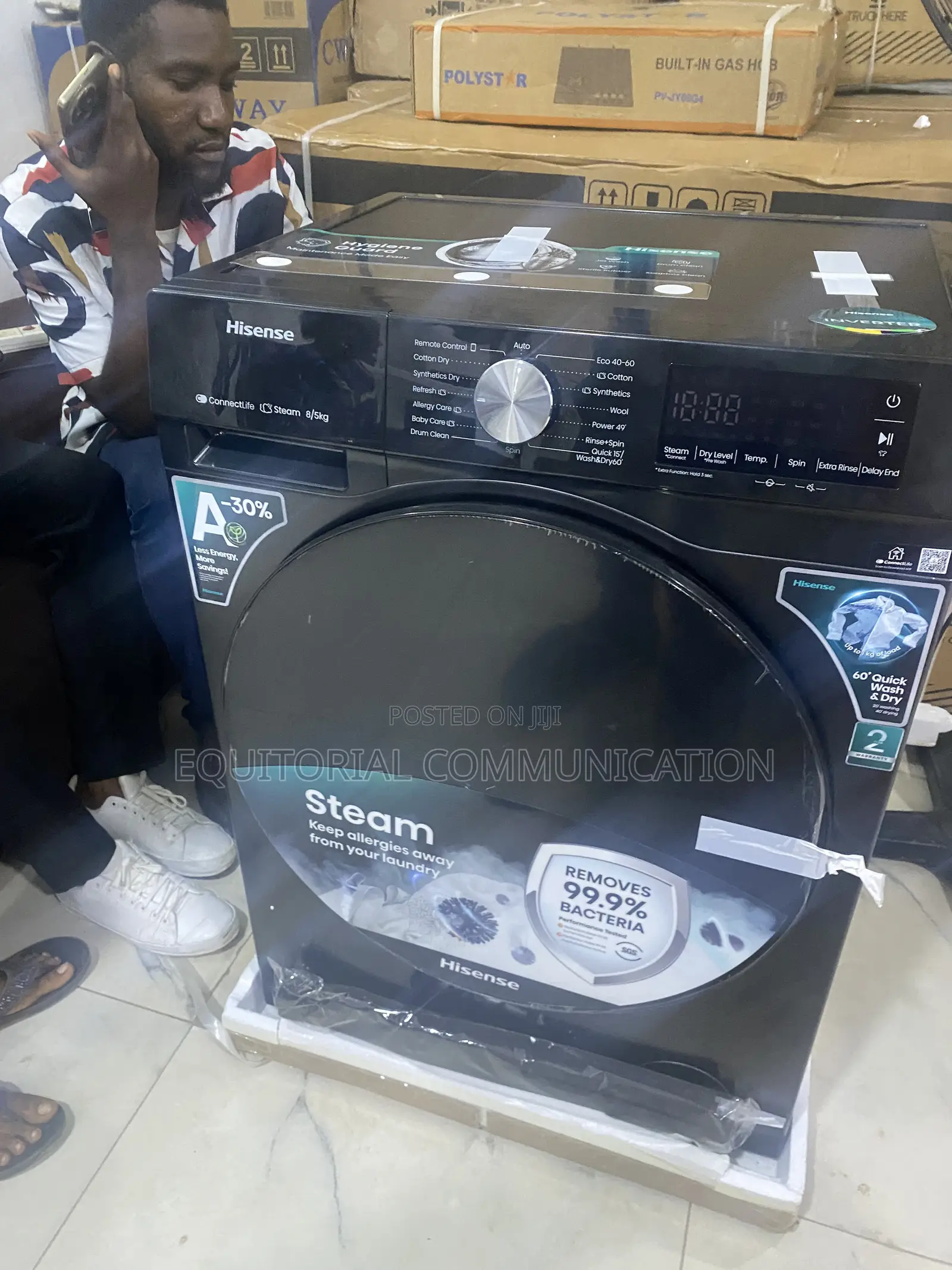 Hisense 8/5kg All in One Washing and Drying Machine