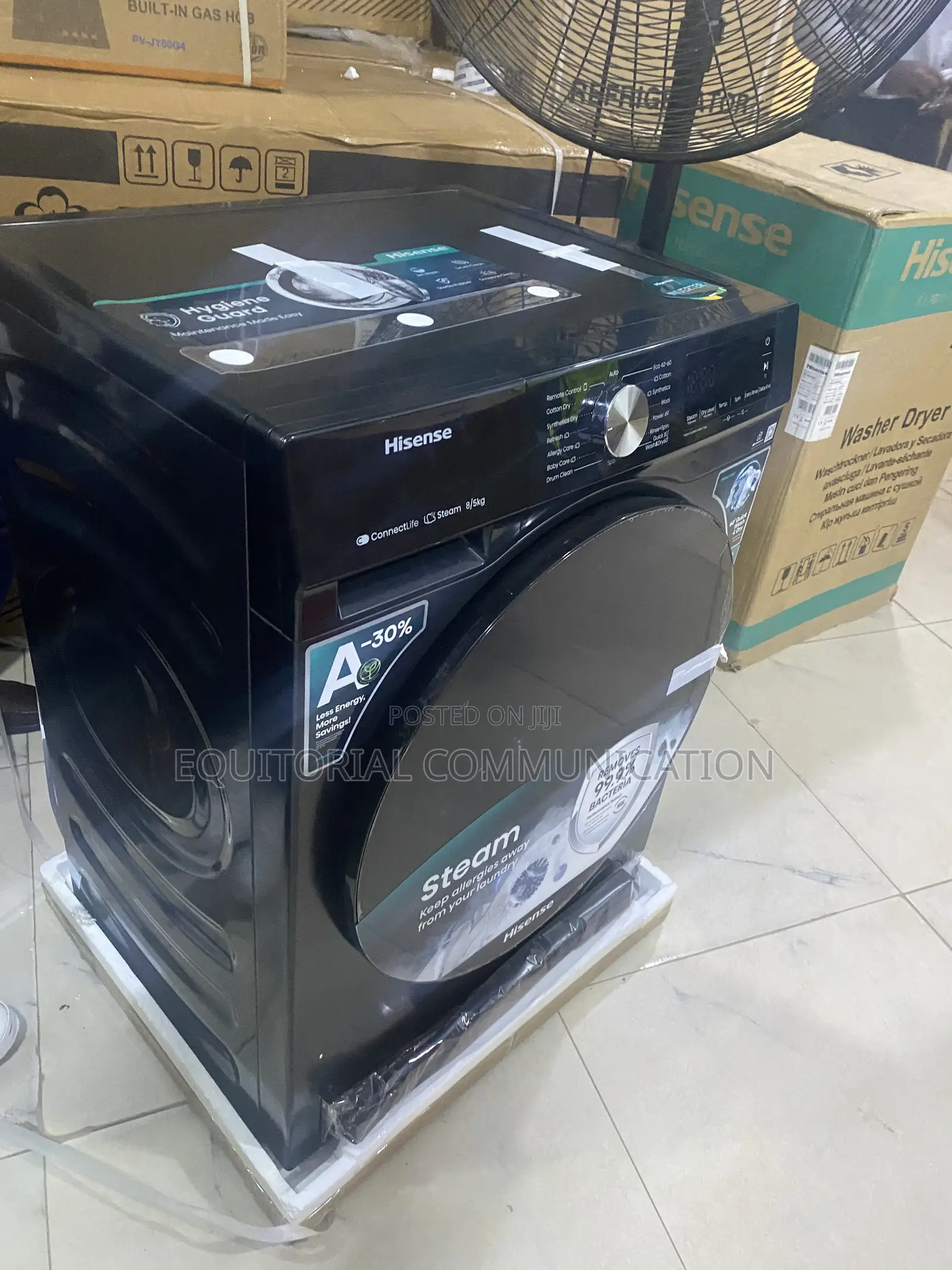 Hisense 8/5kg Automatic Front Loading Washer Dryer