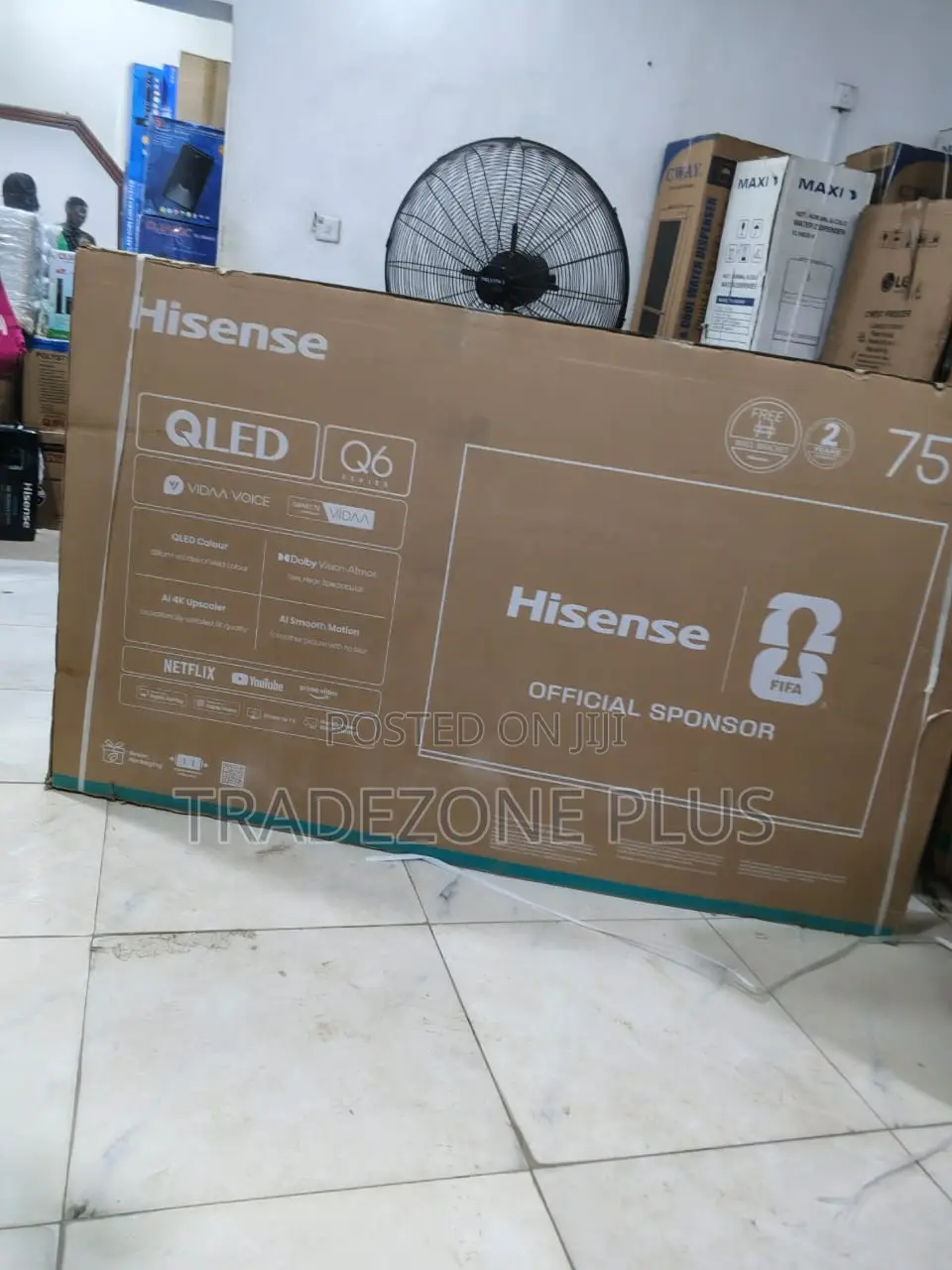 75” Hisense QLED Smart Television – New Stock