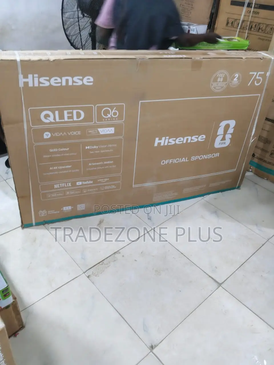 Enjoy Cinematic Viewing With Hisense 75Q6Q 75” TV