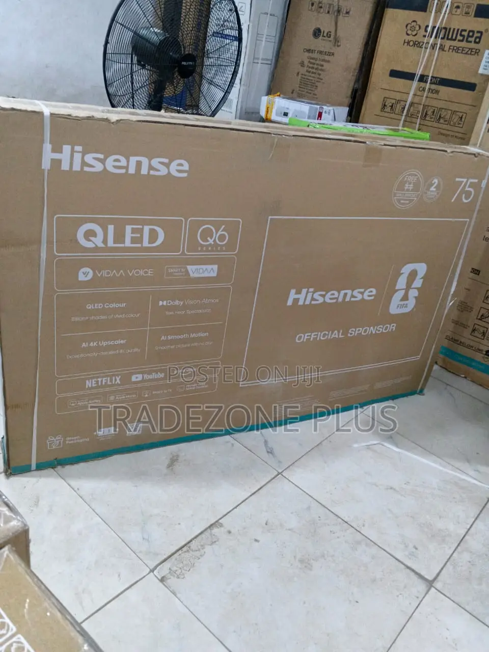 Hisense 75” Smart QLED TV With Ultra HD Display