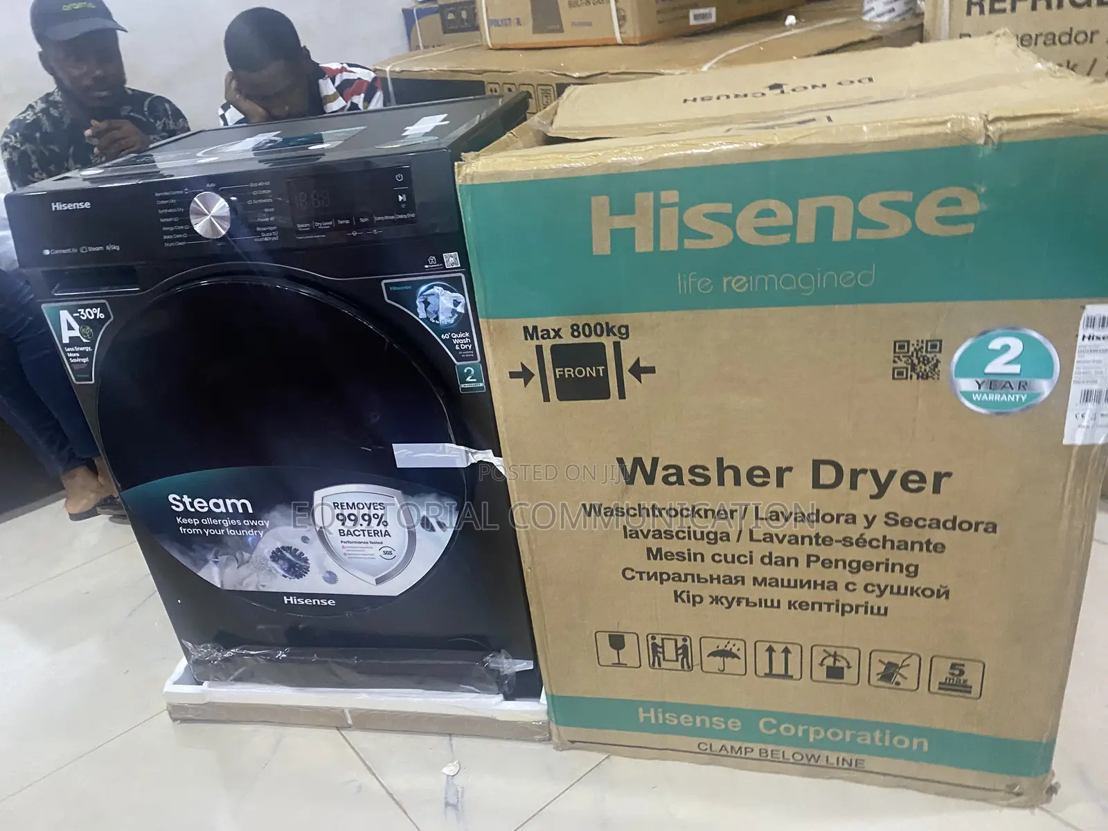 Hisense 8/5kg Washing Machine for Modern Homes