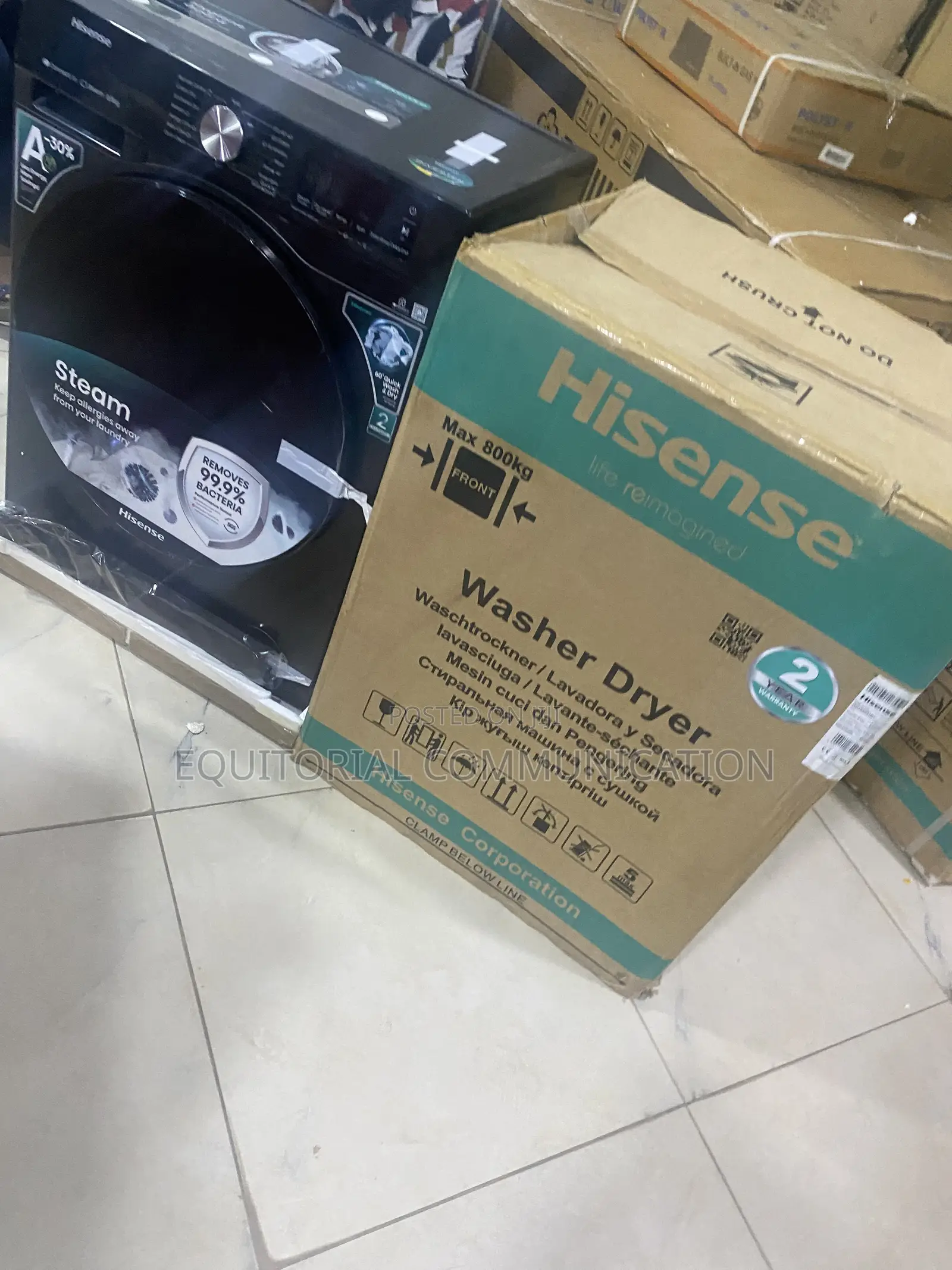 Hisense 8KG Washer With Automatic Drying Function
