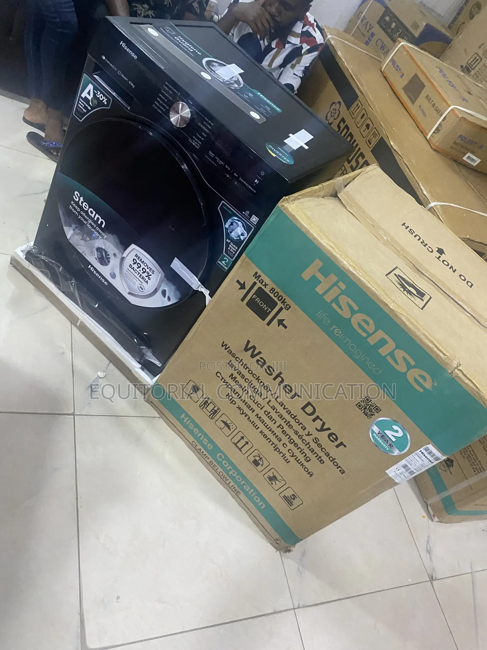 Hisense 8KG Laundry Equipment With Dryer