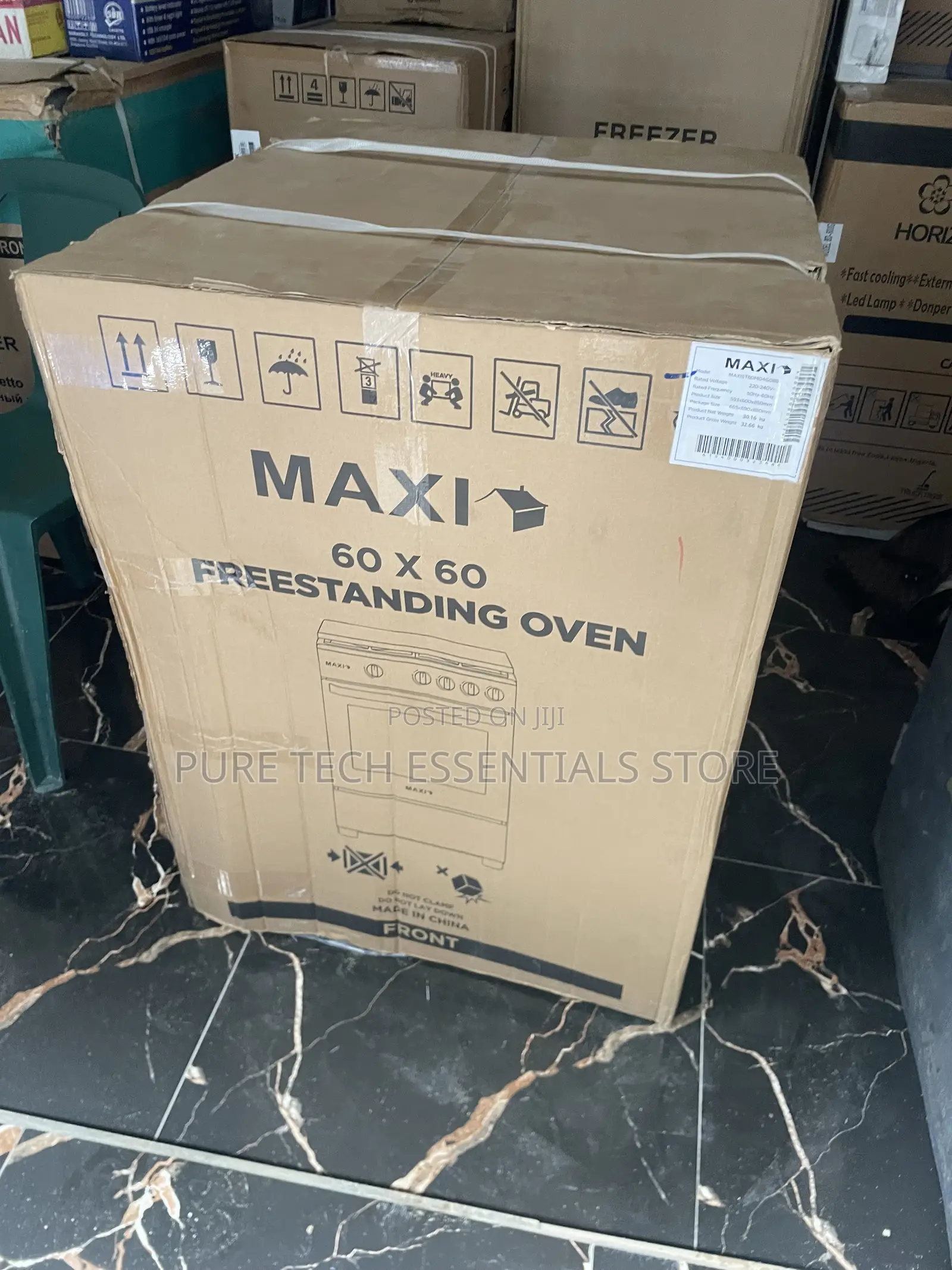 New Maxi 4 Burner Gas Cooker With Oven and Grill