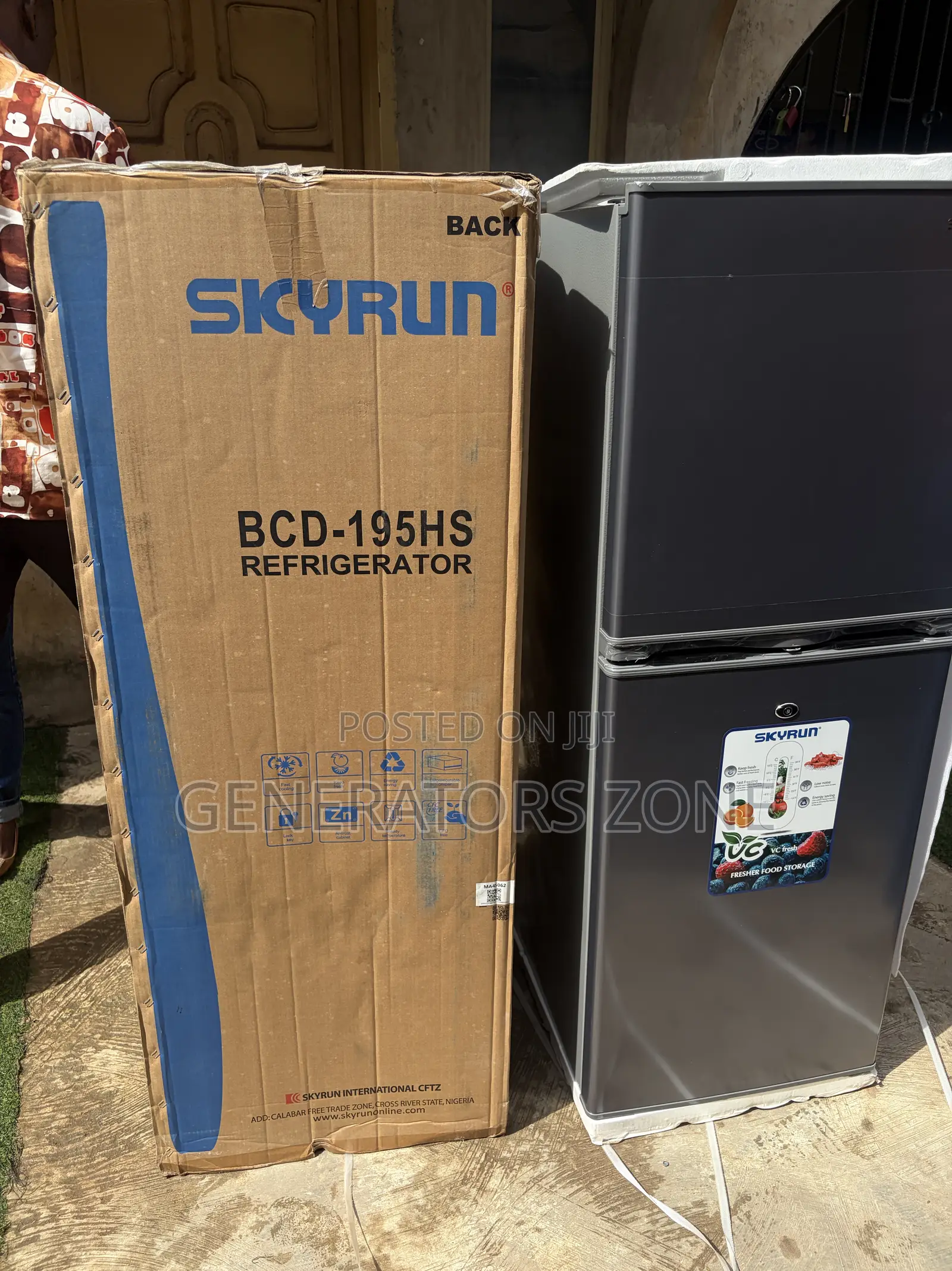 Skyrun BCD-195HS 195L Home Refrigerator