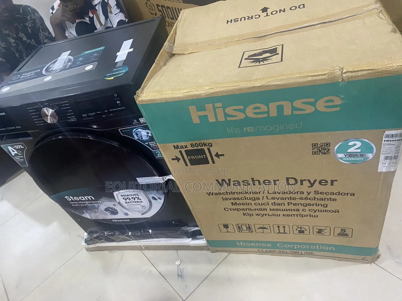 Hisense 8/5kg All in One Laundry Appliance