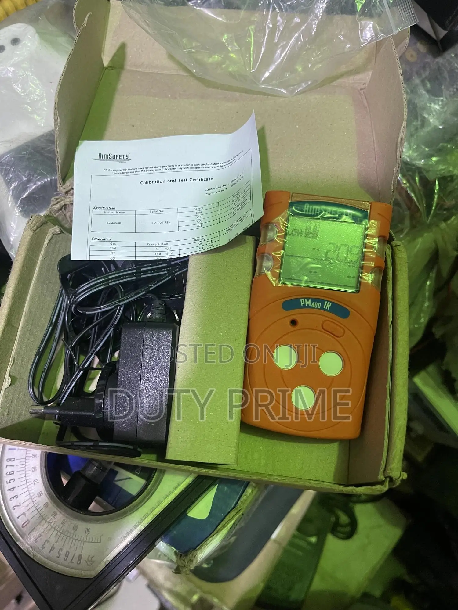 AimSafety PM400-IR 4-Gas Portable Gas Detector – CO/H2S/O2/LEL