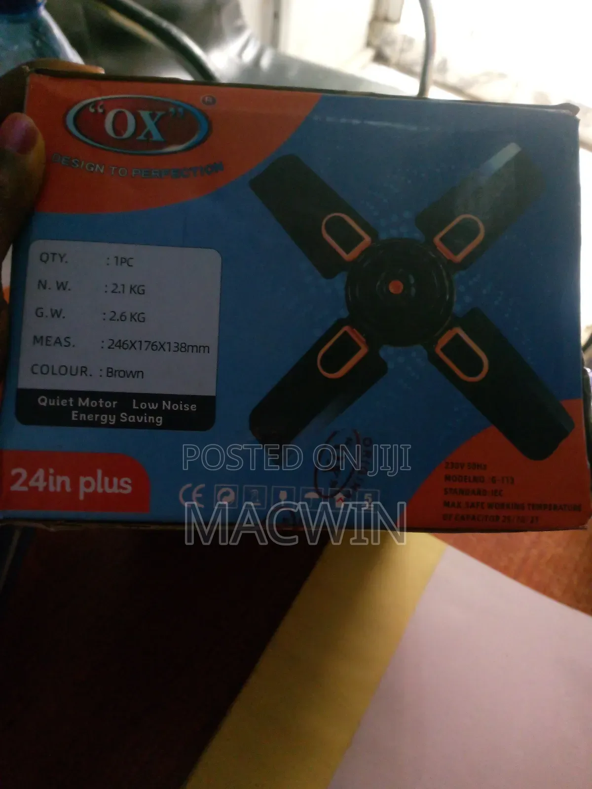 Electric Ox Ceiling Fan