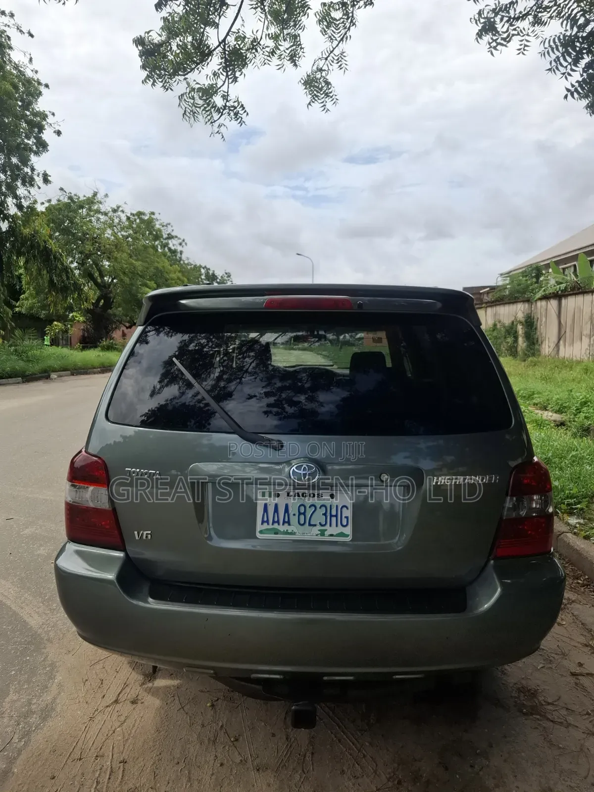 Toyota Highlander V6 2007 Green