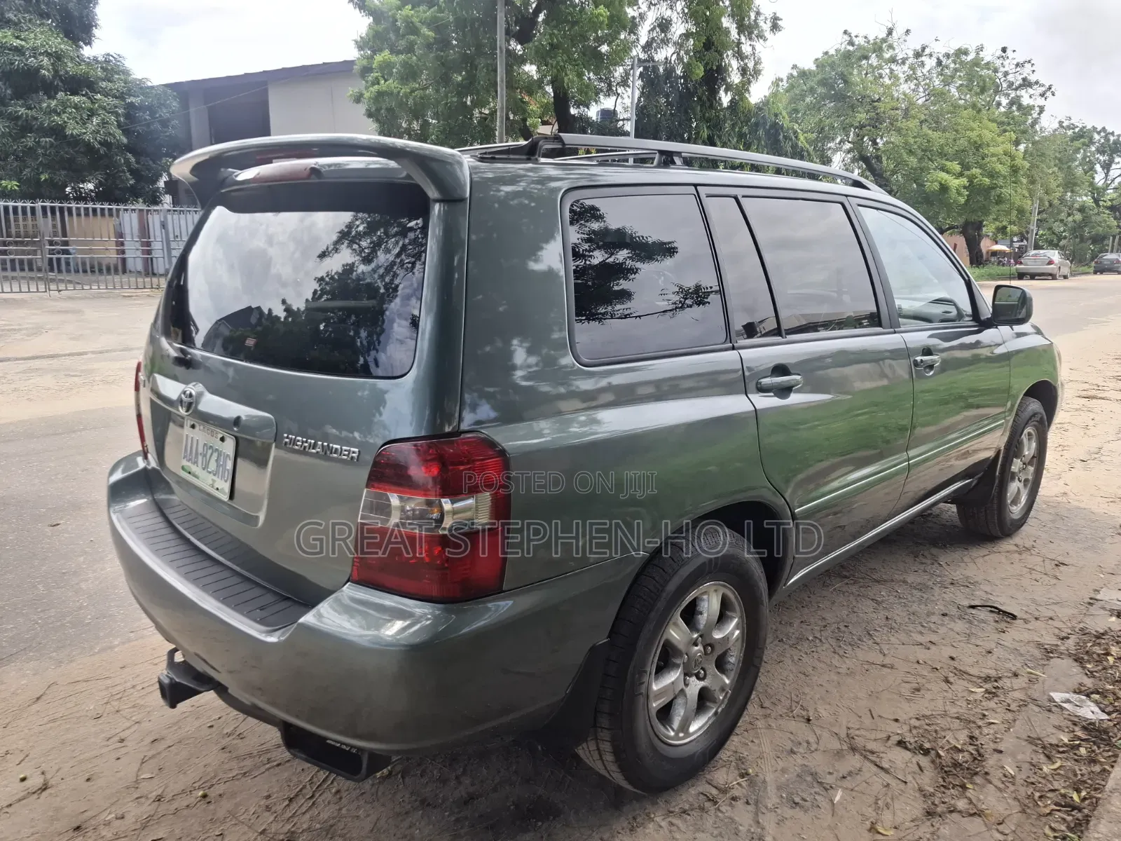 Toyota Highlander V6 2007 Green