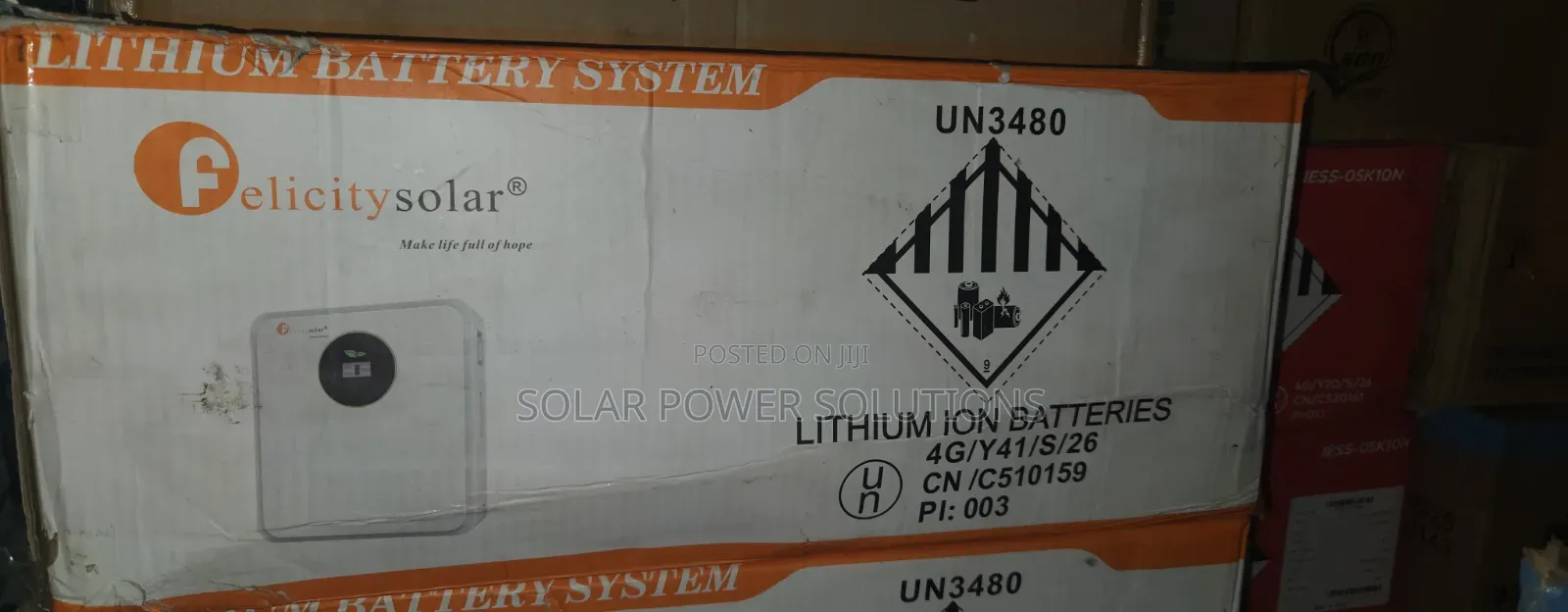 Felicity 2.56wh 25.6v Lithium Battery