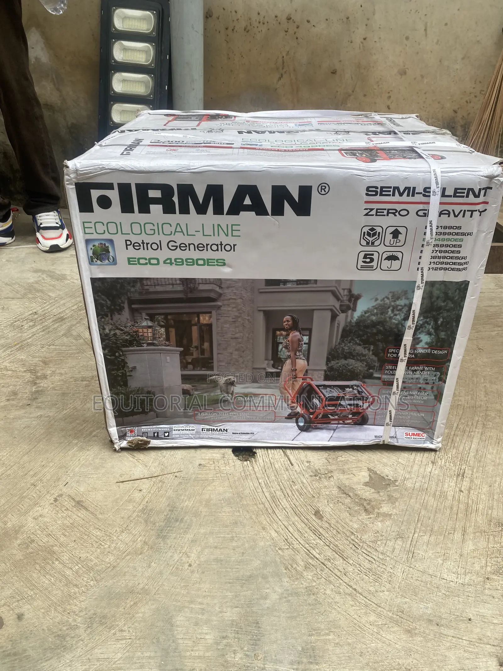 FIRMAN 3.4KVA Automatic Petrol Generator ECO4990ES