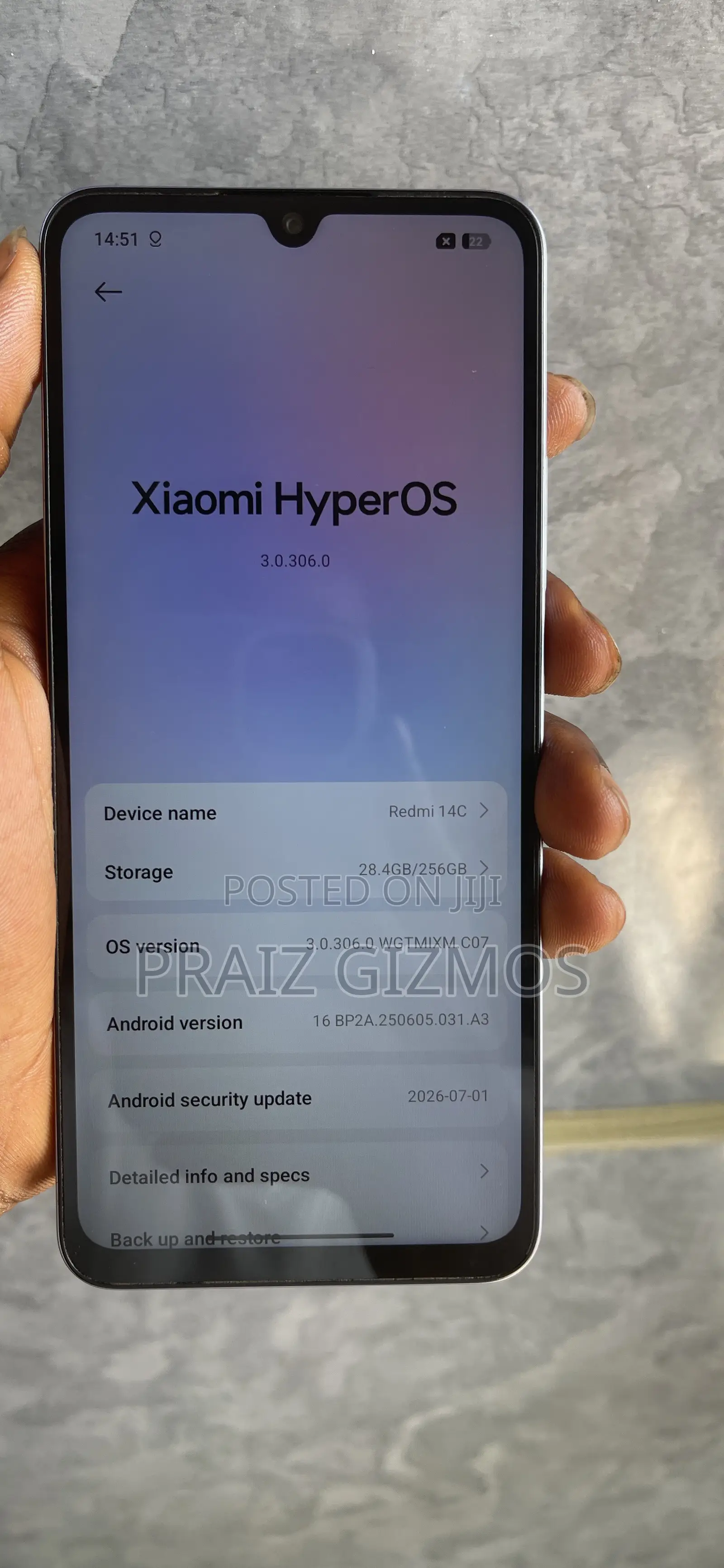 Xiaomi Redmi 14C 256 GB Blue