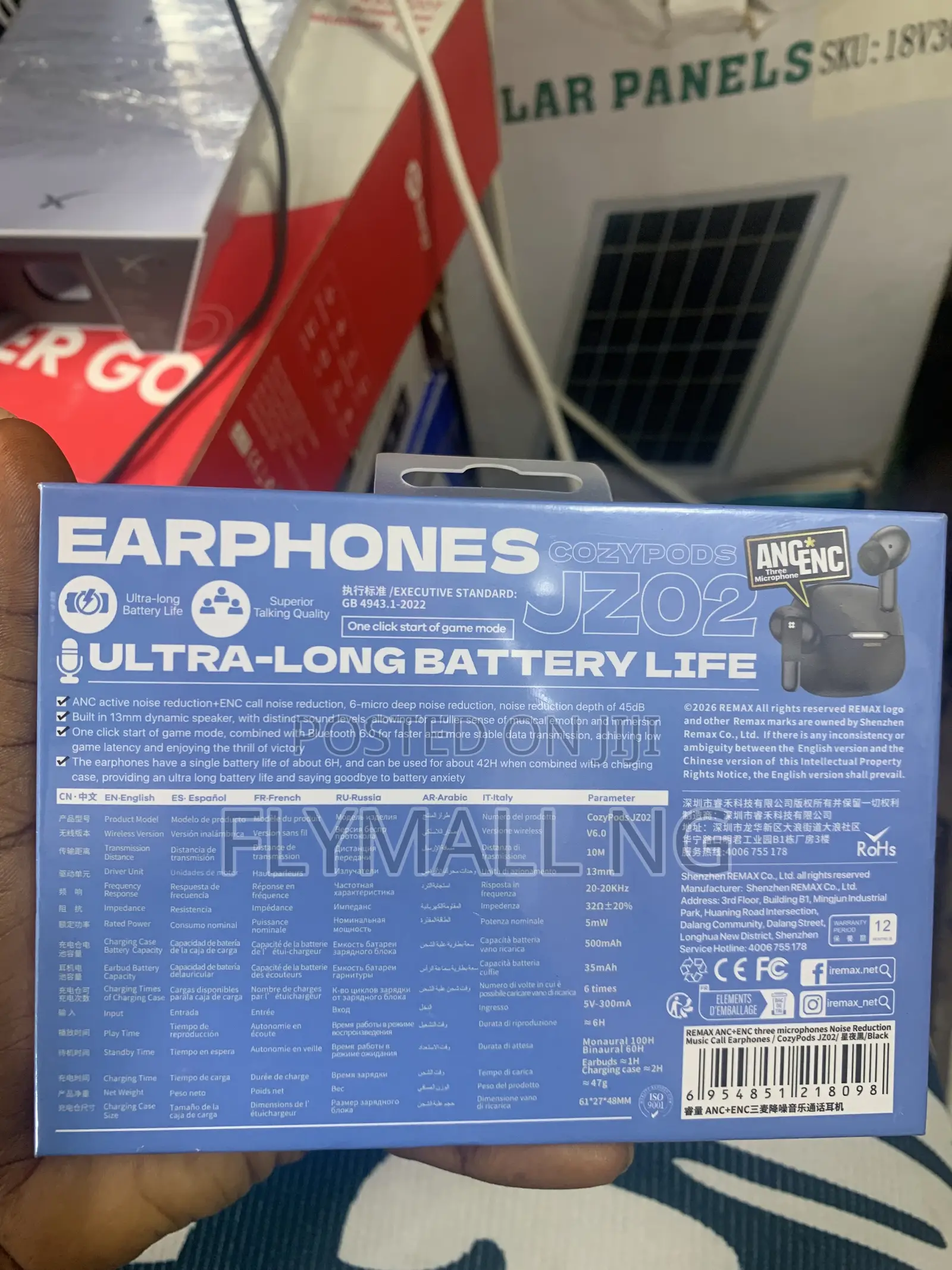 REMAX CozyPods JZ02 Active Noise Cancellation (ANC) EarPods