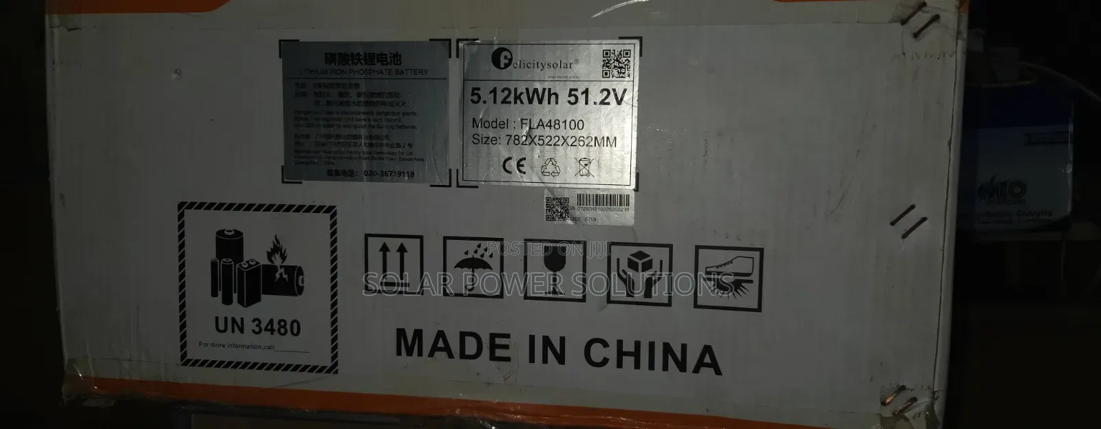 Felicity 5.12kwh 51.2v Lithium Battery