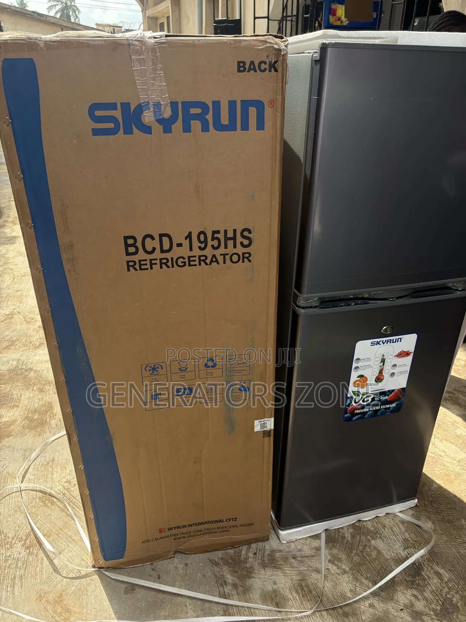 Skyrun BCD-195HS 195L Food Storage Refrigerator
