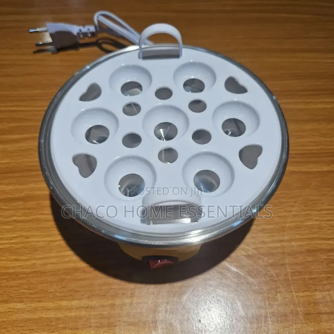 Electric Egg Boiler and Steamer -(Holds 7 Eggs)