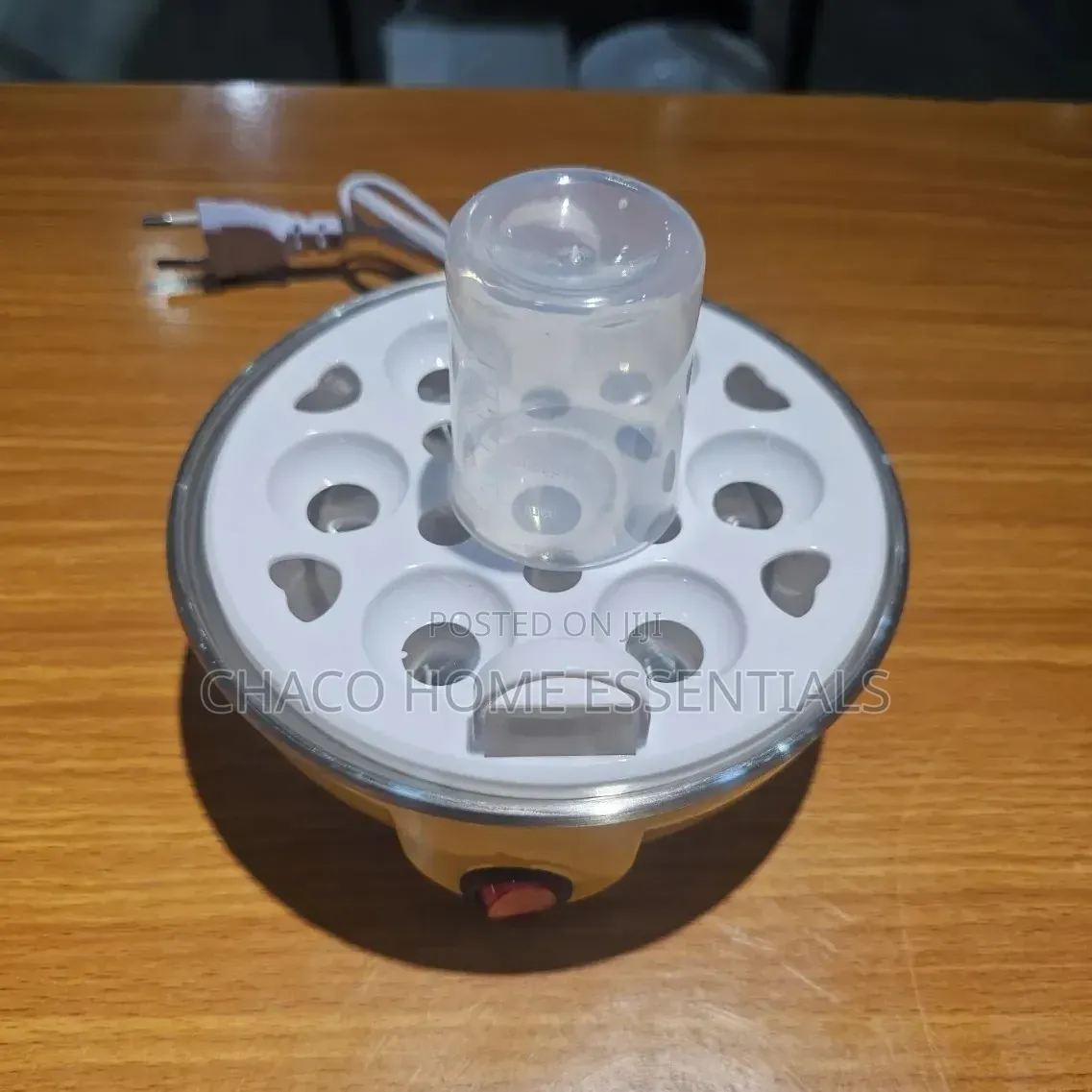 Electric Egg Boiler and Steamer -(Holds 7 Eggs)