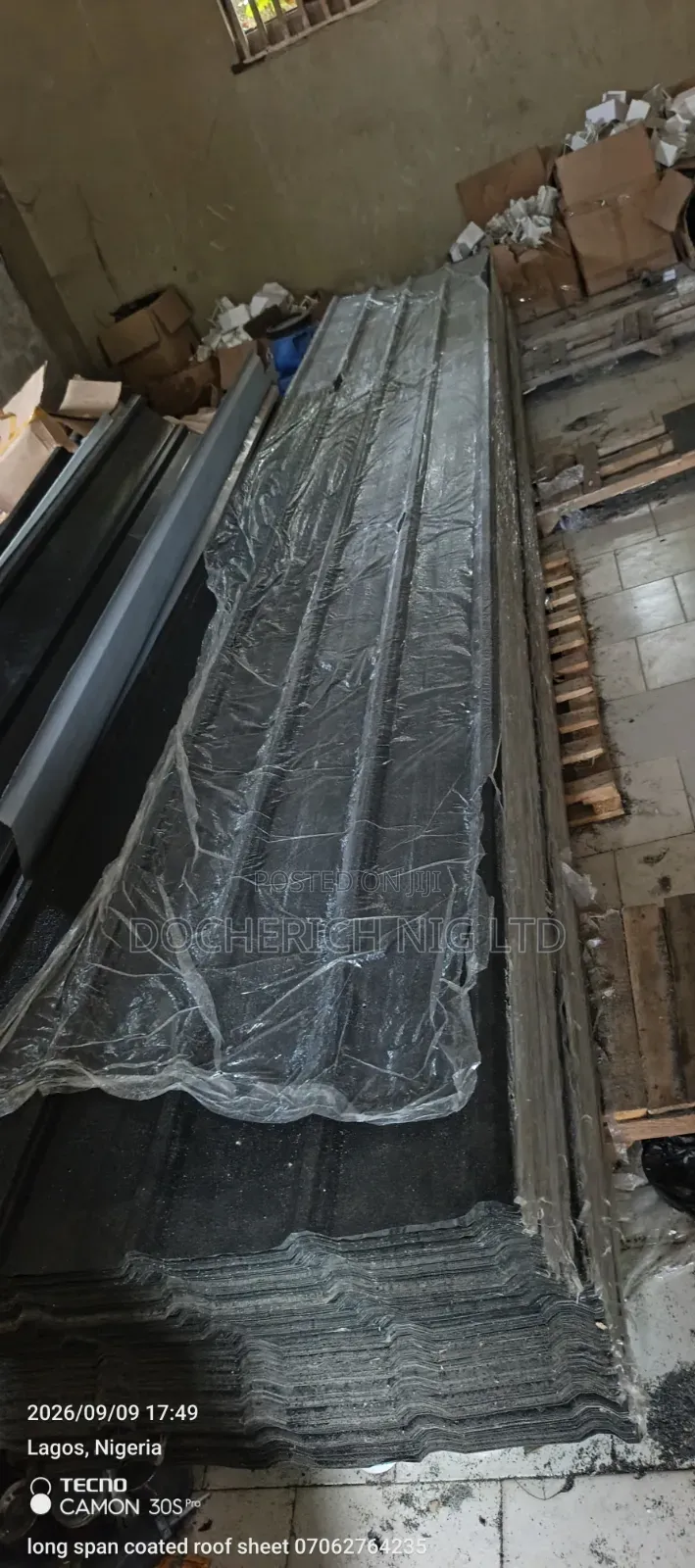 Reliable 5.8 Meters Long Span Stone Coated Roofing Sheet