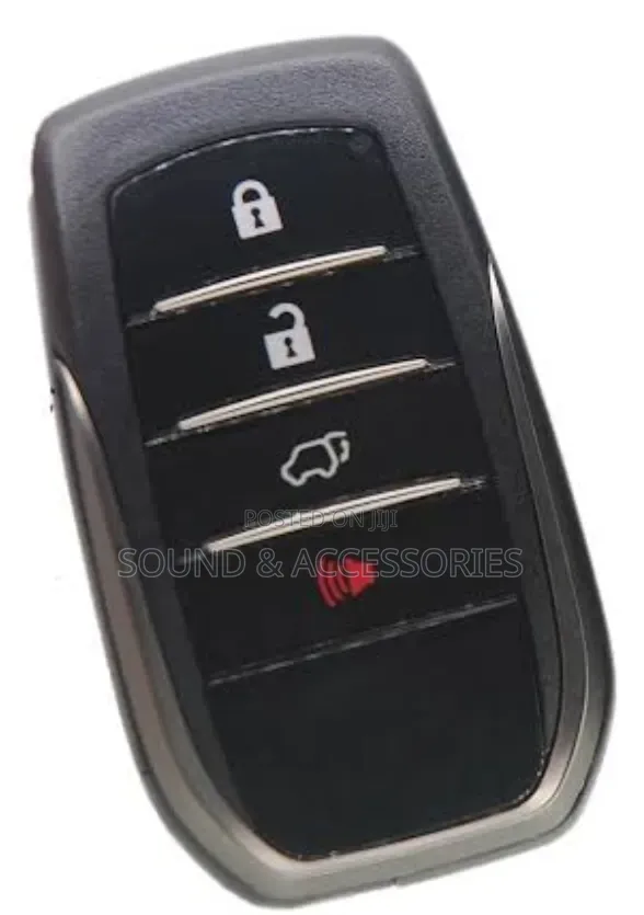 Toyota 4 Button Replacement Smart Car Key to Suit Landcruiser, Hilux
